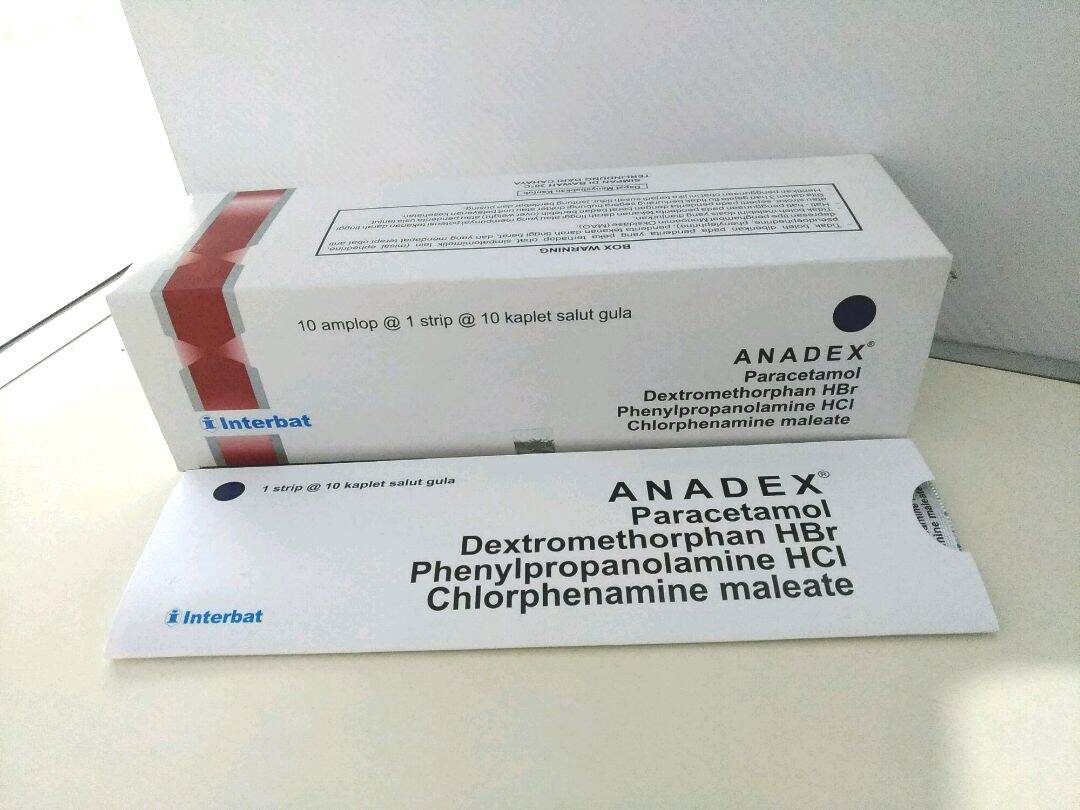 Anadex Tablet Per Strip Isi 10 Tab Meringankan Sakit Kepala Demam