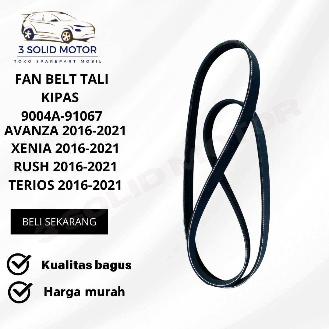 FAN BELT TALI KIPAS GRAND AVANZA XENIA NEW RUSH TERIOS 2016-2021 ORIGINAL Harga 150,000 rupiah*Gratis Ongkir