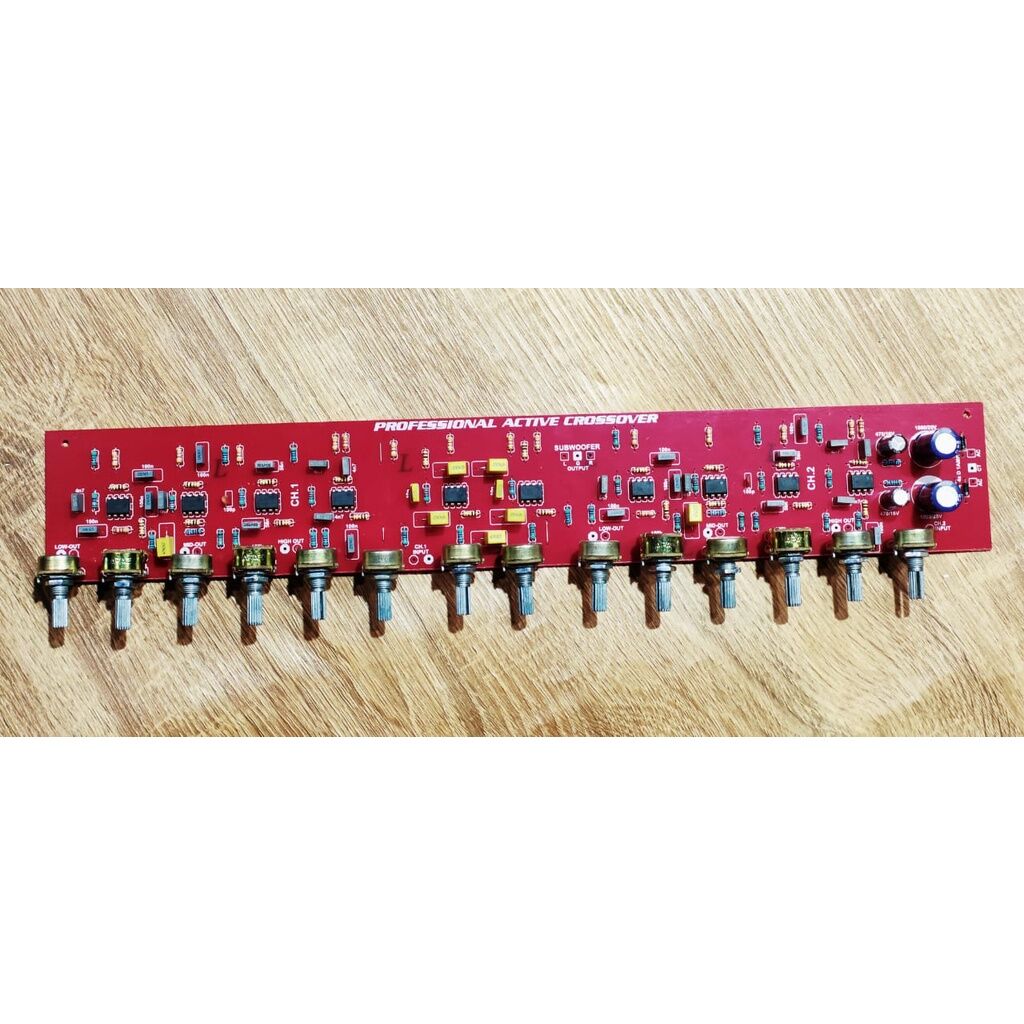KIT CROSSOVER AKTIF 4 WAY STEREO SUBWOOFER CROSOVER KROSOVER AKTIF SUB