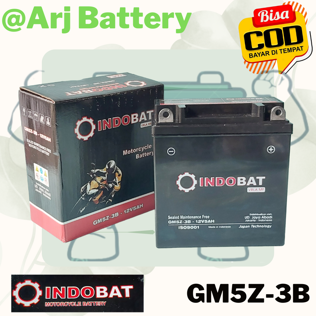 Aki Motor Mio Sporty, Vega ZR, Jupiter Burhan, Mio Smile, GM5Z-3B Aki