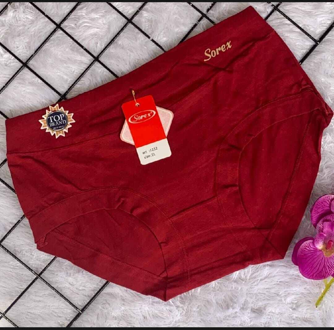 Warehouse Clearance 6Pcs Women's Panties Best Quality Soft Cotton Harga  35,000 rupiah*Gratis Ongkir