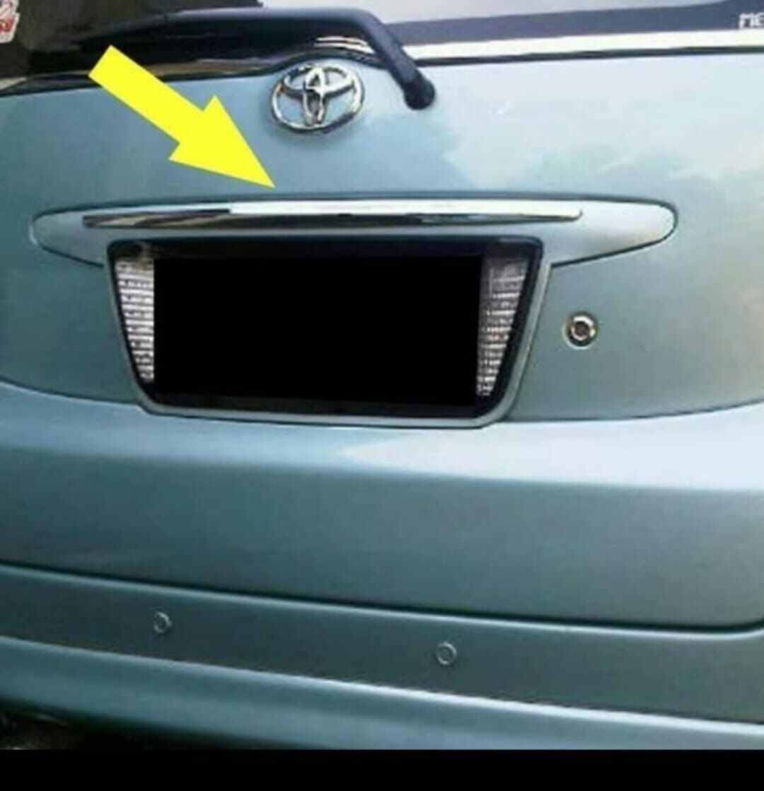 List Trunk Lid Back Door list Avanza/Xenia Chrome Lis Trunglid