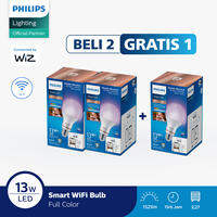 Beli 2 Gratis 1 Philips Lampu Smart WiFi LED 13W With Bluetooth - TW & Color