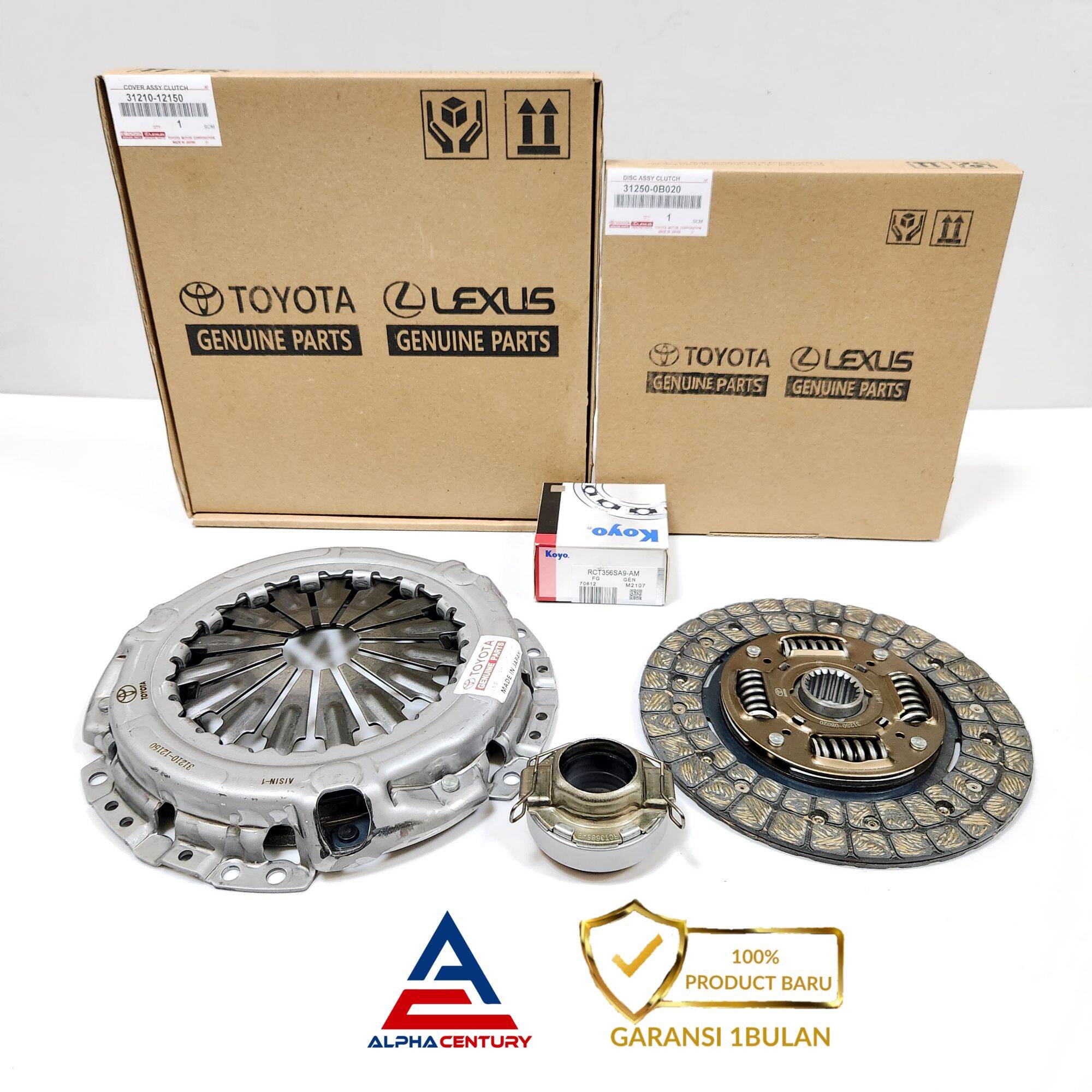 KOPLING SET KIJANG 7K KIJANG EFI KAPSUL 1.8 BENSIN ASLI BARU GARANSI 1 BULAN Harga 575,000 rupiah*Gratis Ongkir