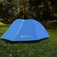 Tenda compass fiber 4-5 orang double layer tenda compas double layer waterproof