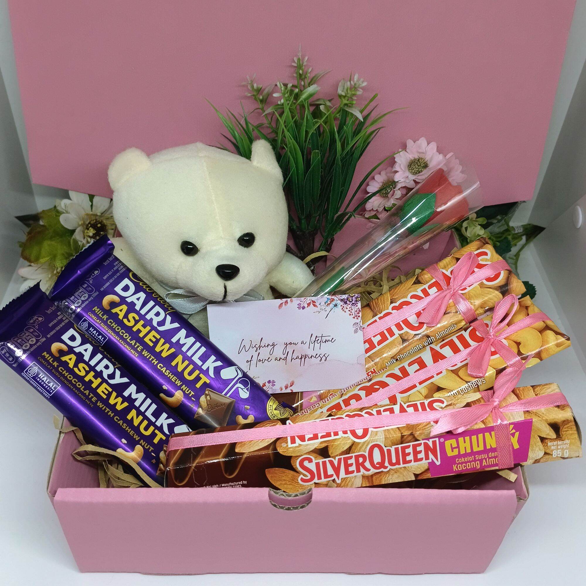 Chocolate Hampers hadiah Bear Doll / hadiah box Hampers Hadiah ulang tahun Valentine's Day wisuda hadiah