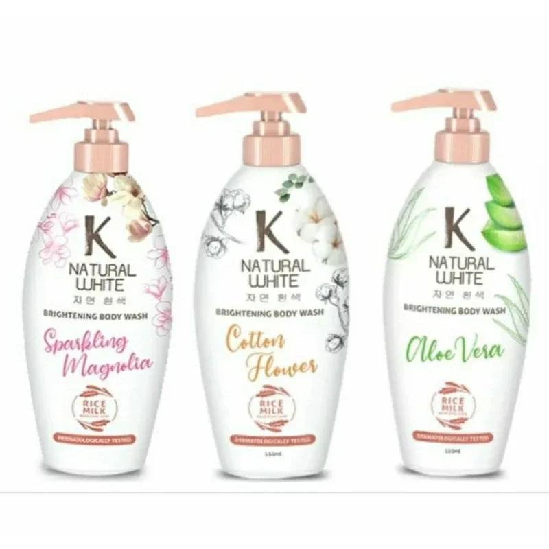 K NATURAL WHITE  Brightening body wash 500ml