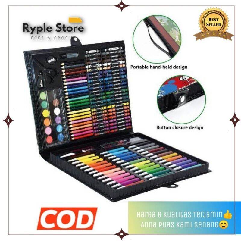 208 Pcs Kids Art Set Deluxe Drawing Set, Painting, Drawing Art Supplies  Compatible With Girls Boys Teens Artist, Double Sided Drawing Easel  Coloring K