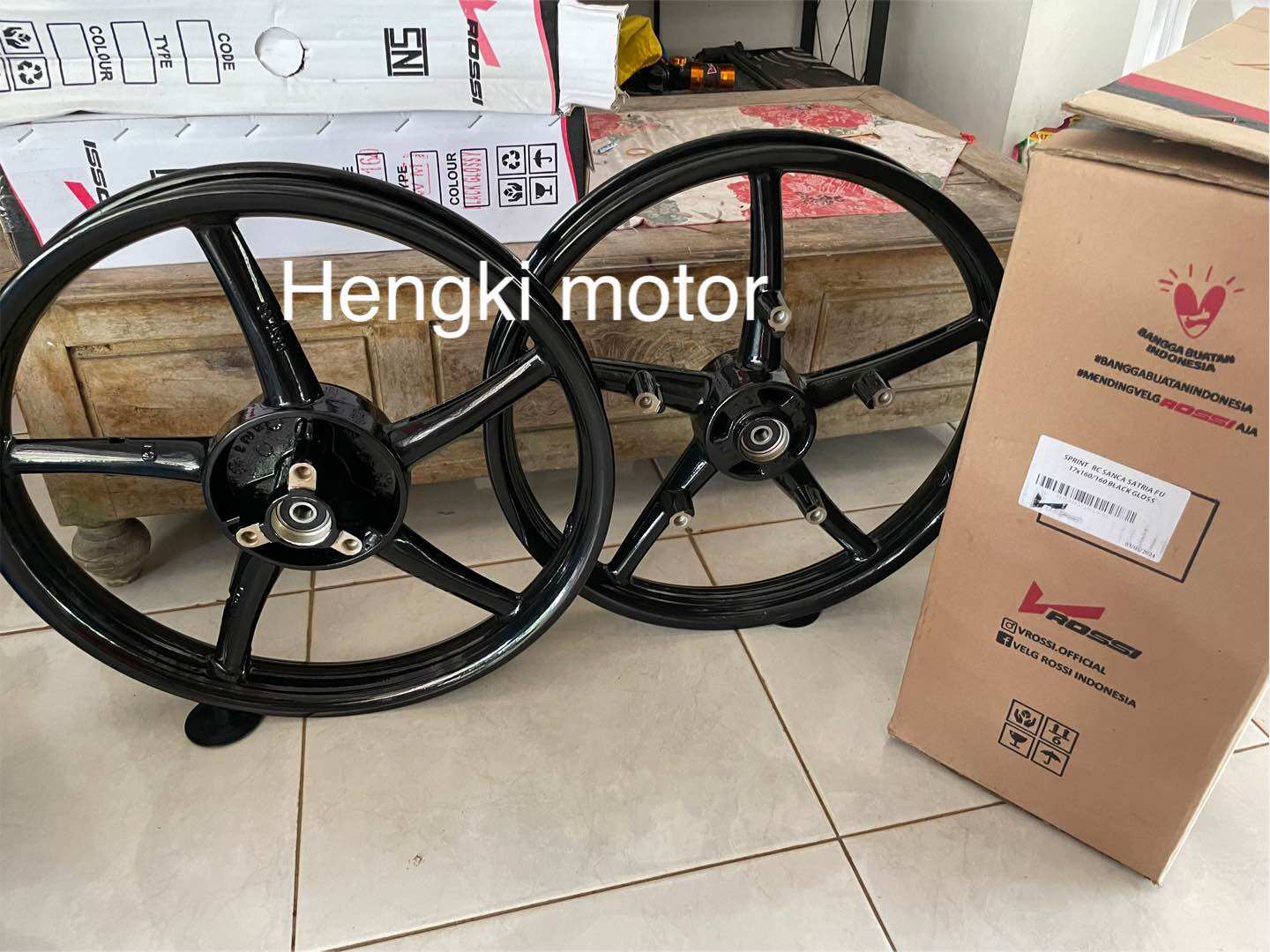 Velg racing palang sanca untuk Satria fu uk 160/160x17 Harga 1,169,760 rupiah*Gratis Ongkir