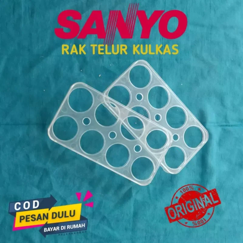 Rak Telur Kulkas Sanyo Bekas Egg Trey Original Lazada Indonesia