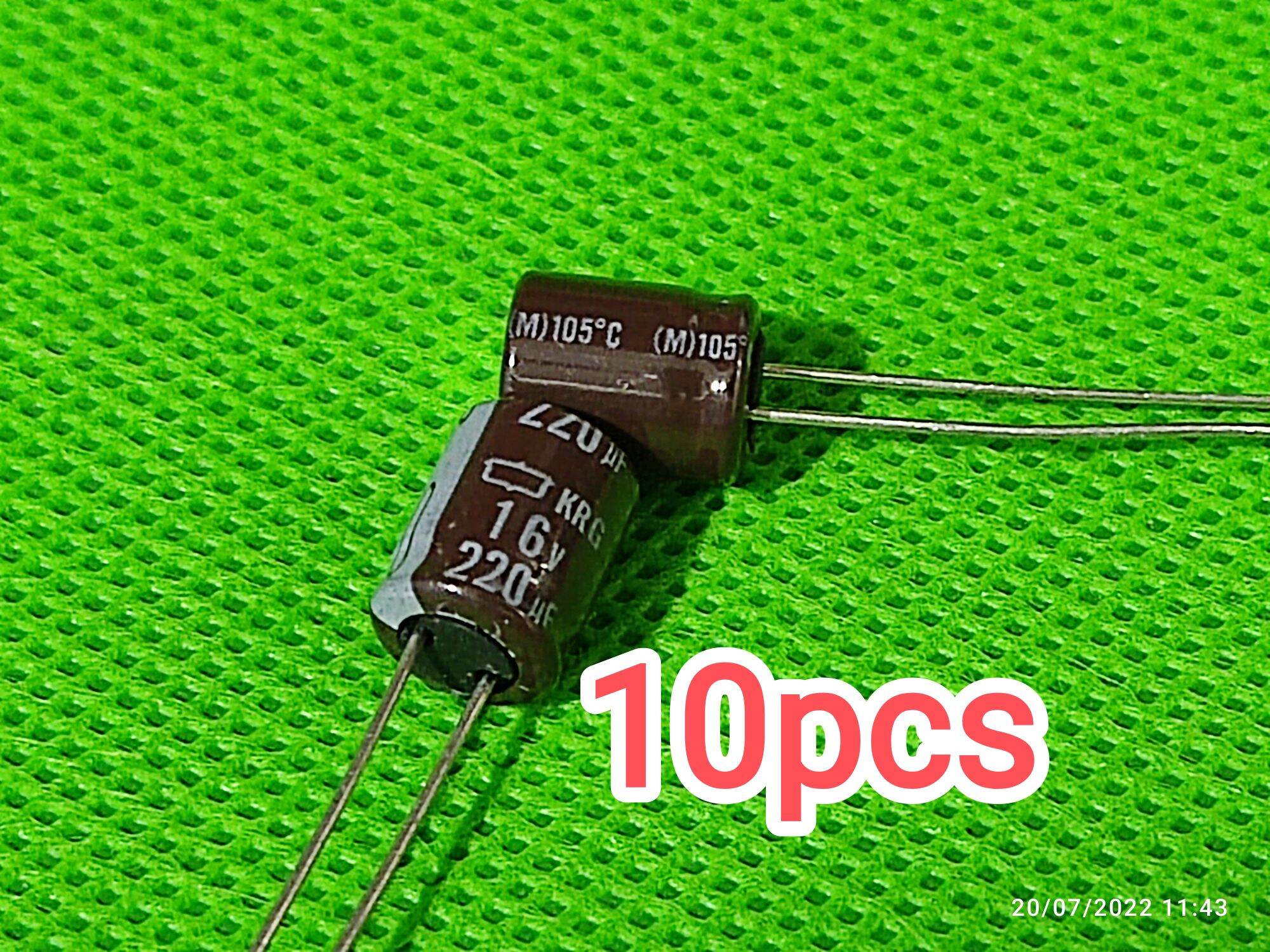 UES1C221MPM NICHICON - Condensatore: Elettrolitico | Bipolare - Foto 2