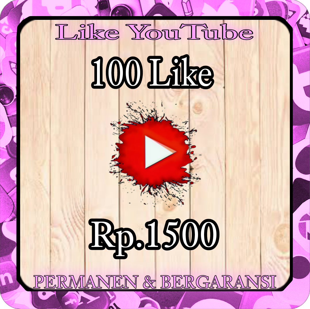 YOUTUBE LIKES PERMANEN BERGARANSI - Merek Tidak Ada Merek Harga 1,500 rupiah*Gratis Ongkir