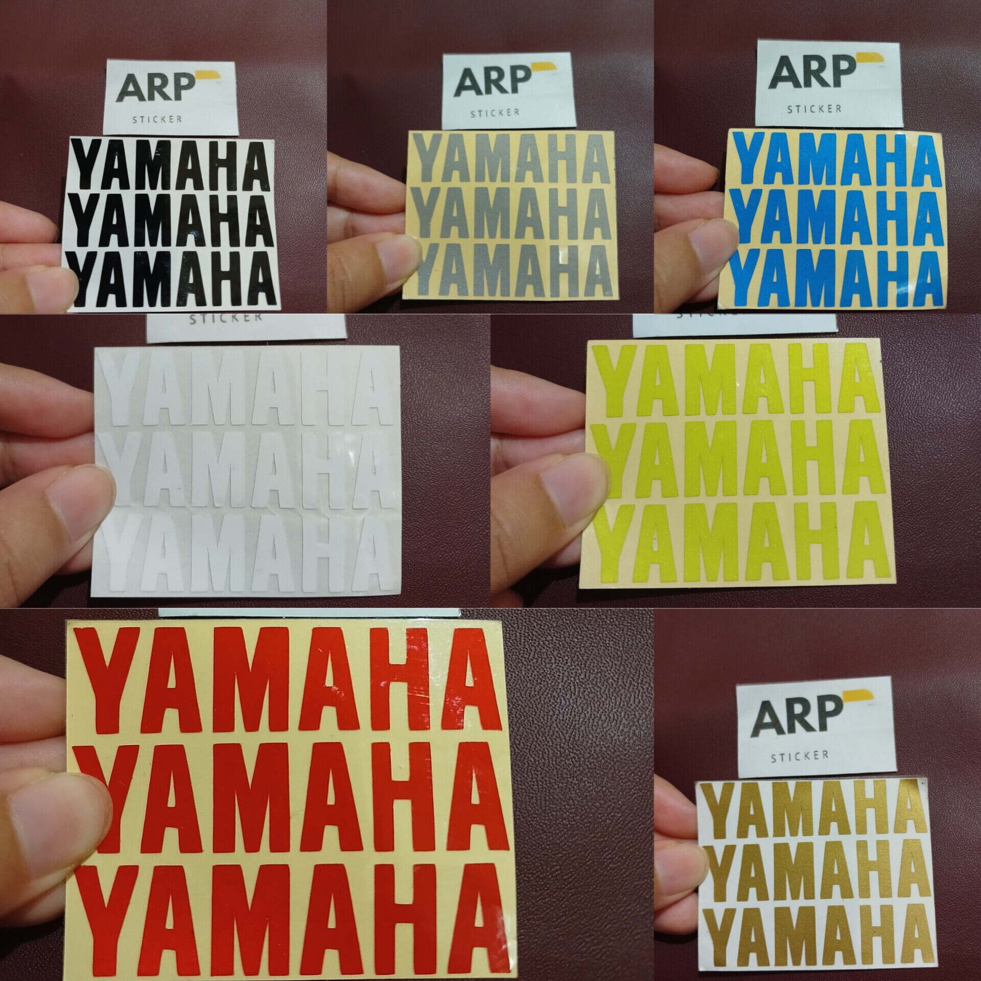 STICKER STIKER YAMAHA ISI 3 CUTTING Harga  3,500 Ringgit*Penghantaran Percuma