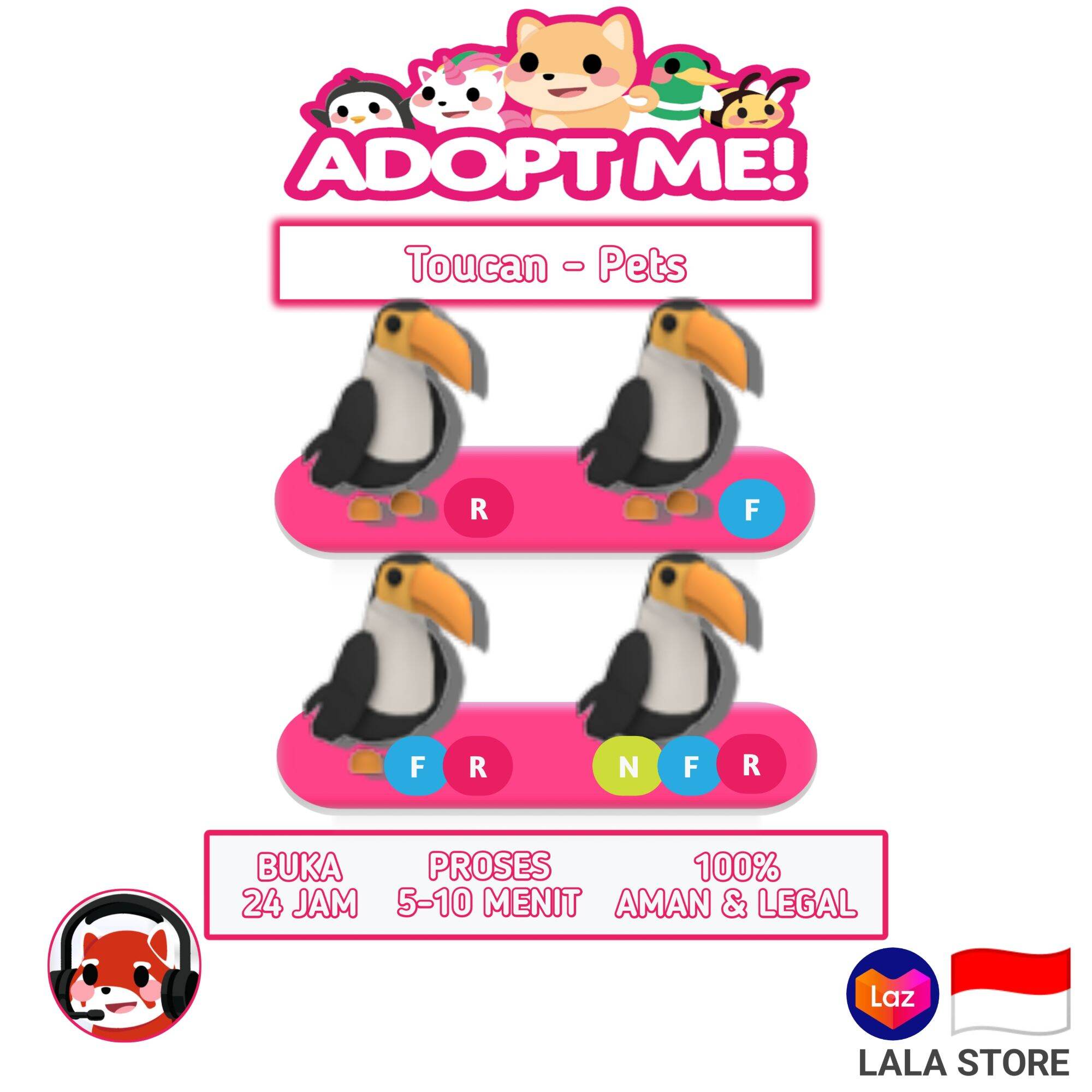 Adopt Me Toucan Roblox Lazada Indonesia