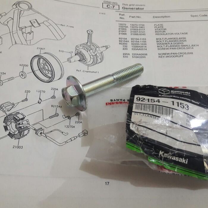 BAUT KLX D TRACKER 150 CC ORIGINAL Lazada Indonesia