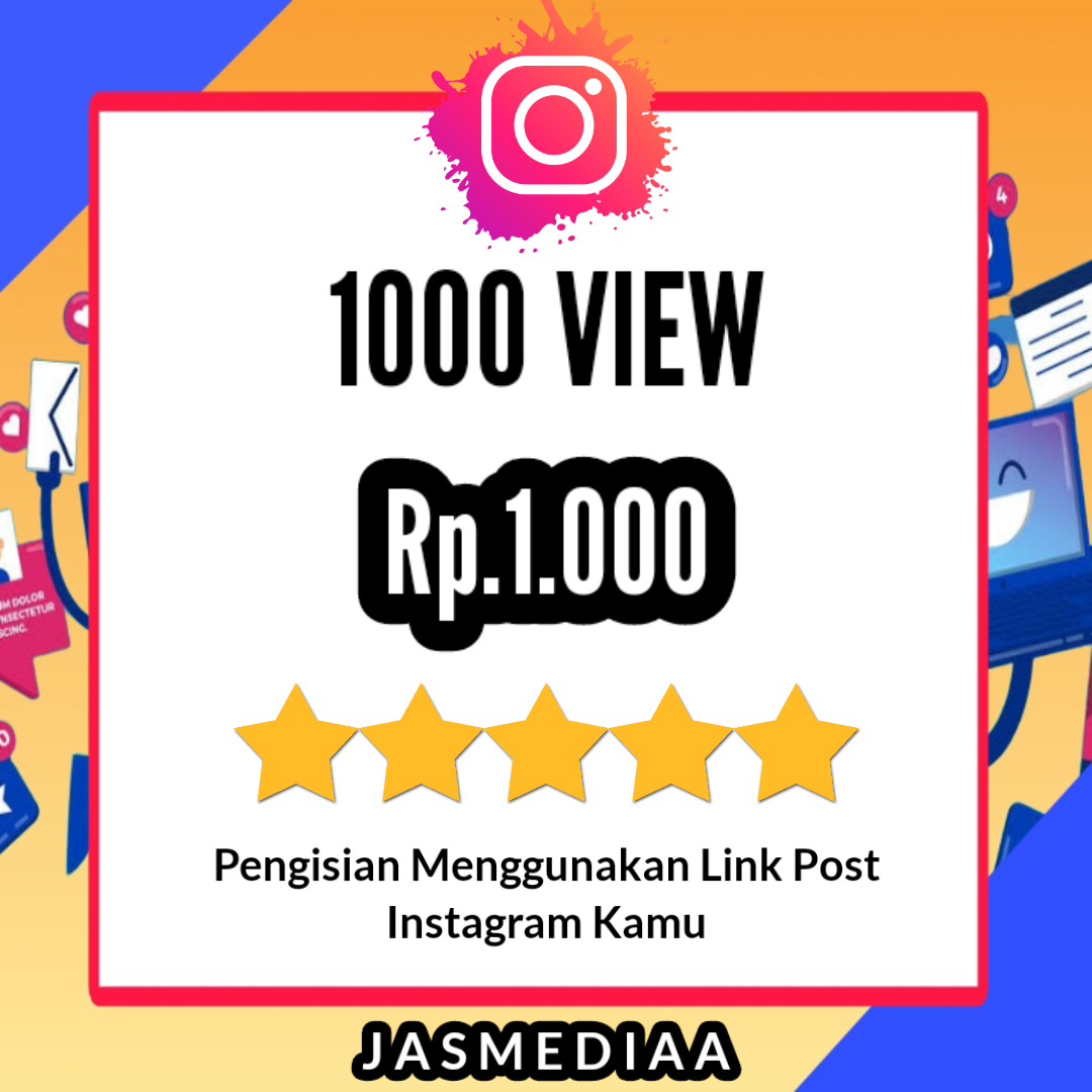 View Instagram Real Aktif Permanen Murah Reel Video IGTV Harga 6,000 rupiah*Gratis Ongkir
