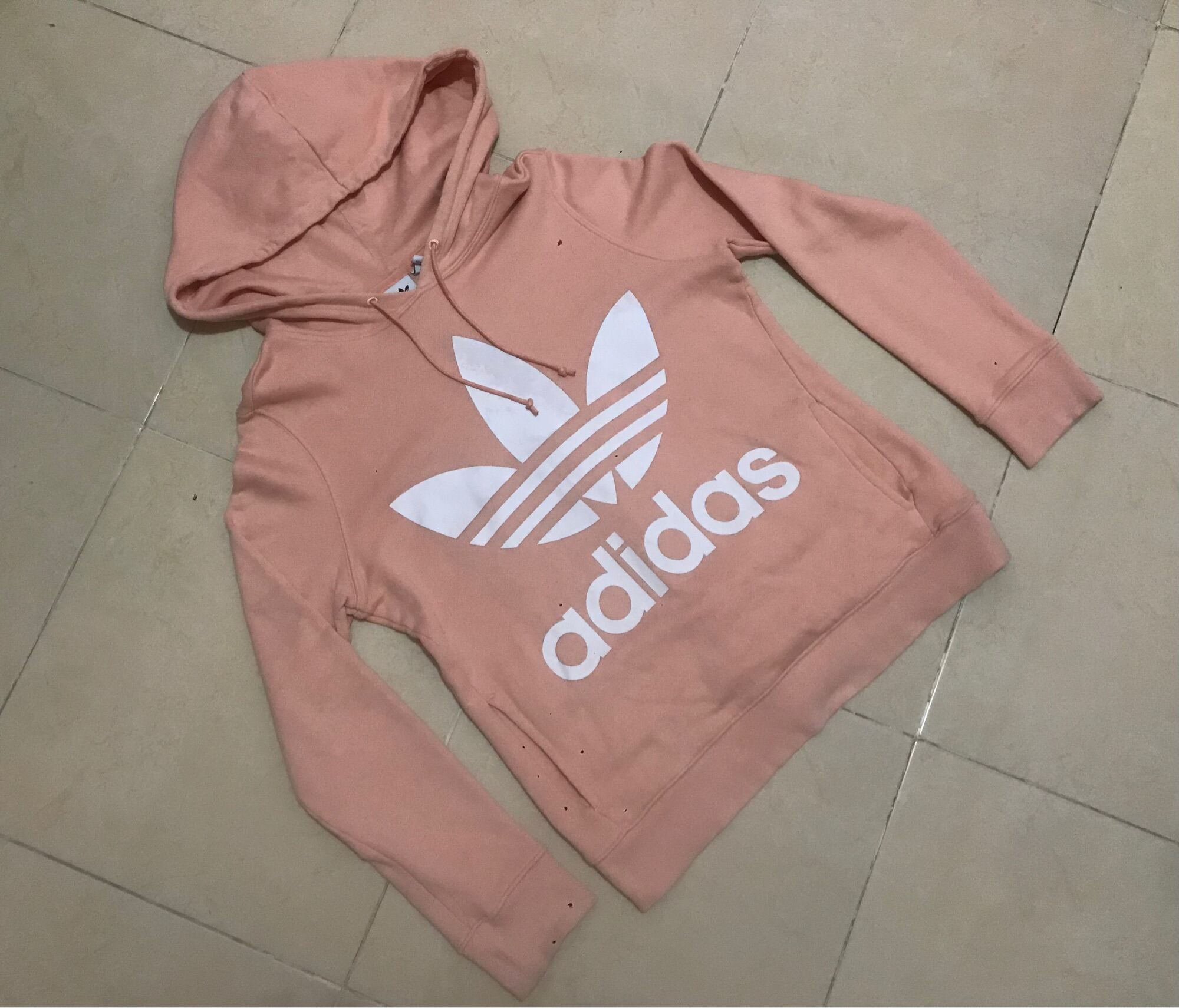 adidas pink sweater women's