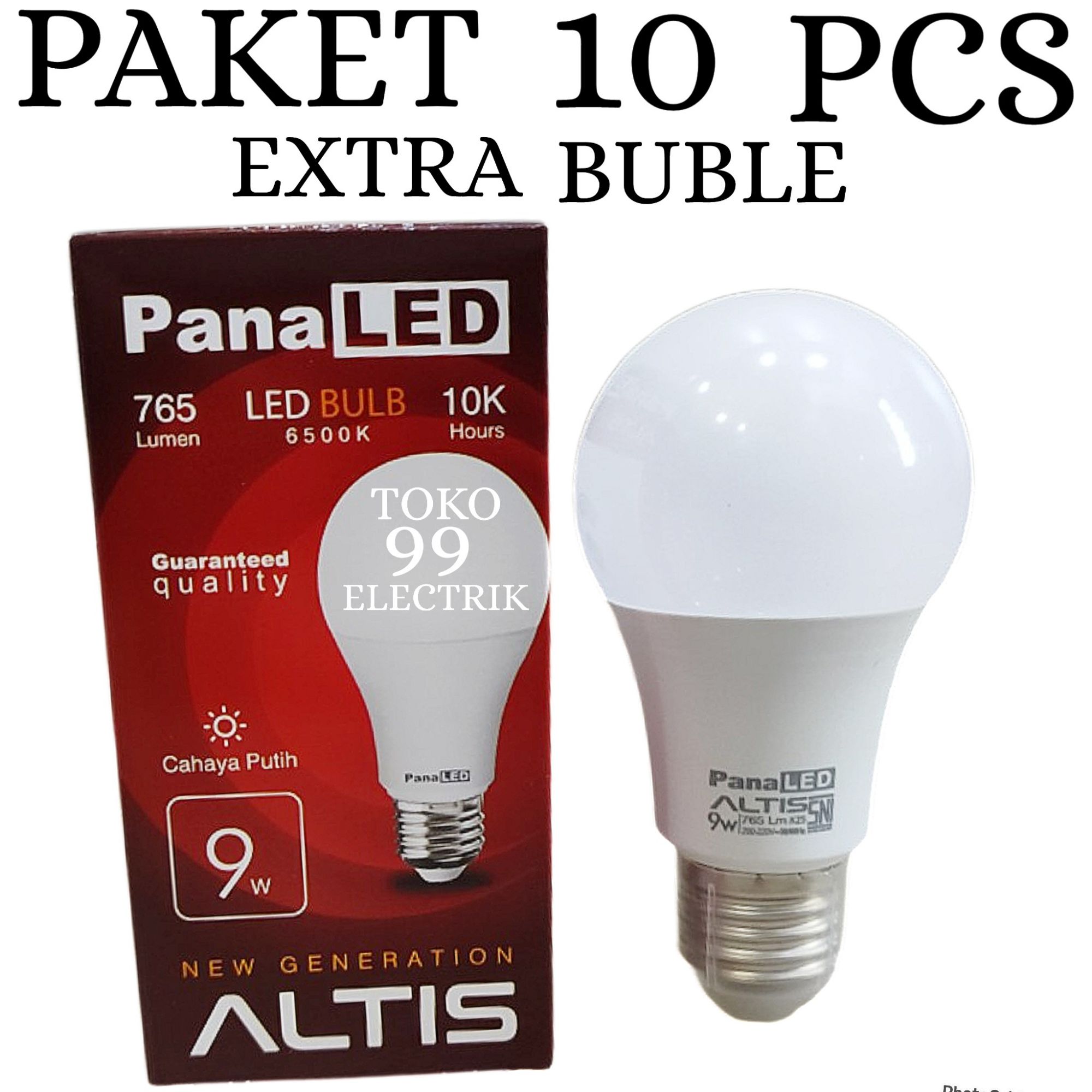 BOHLAM LED / LAMPU LED PANALED ALTIS PAKET 10 PCS