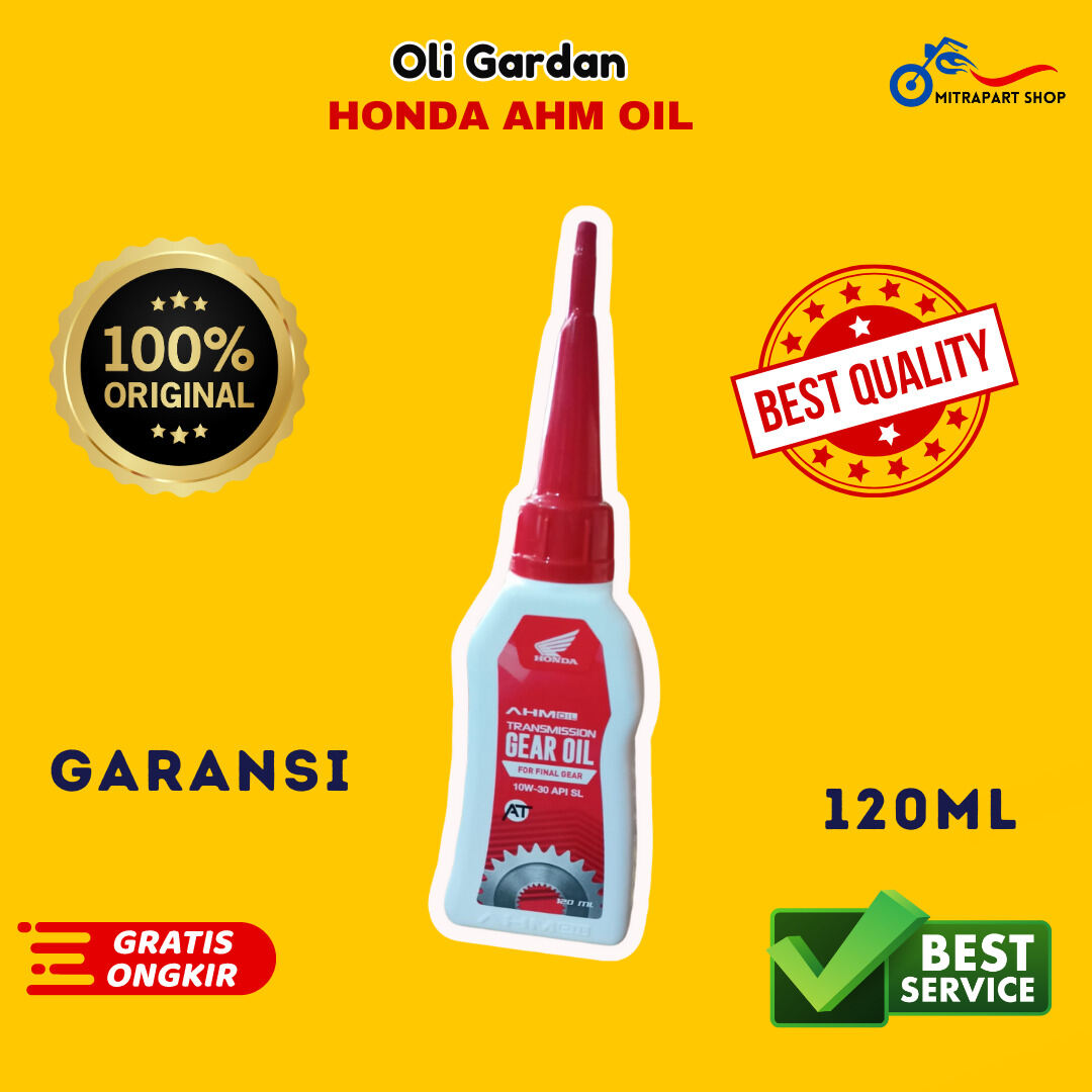 Oli Gardan AHM Gear Oil 120ml ORIGINAL Harga 19,000 rupiah*Gratis Ongkir