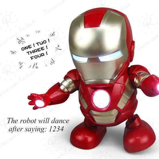 robot dance hero iron man