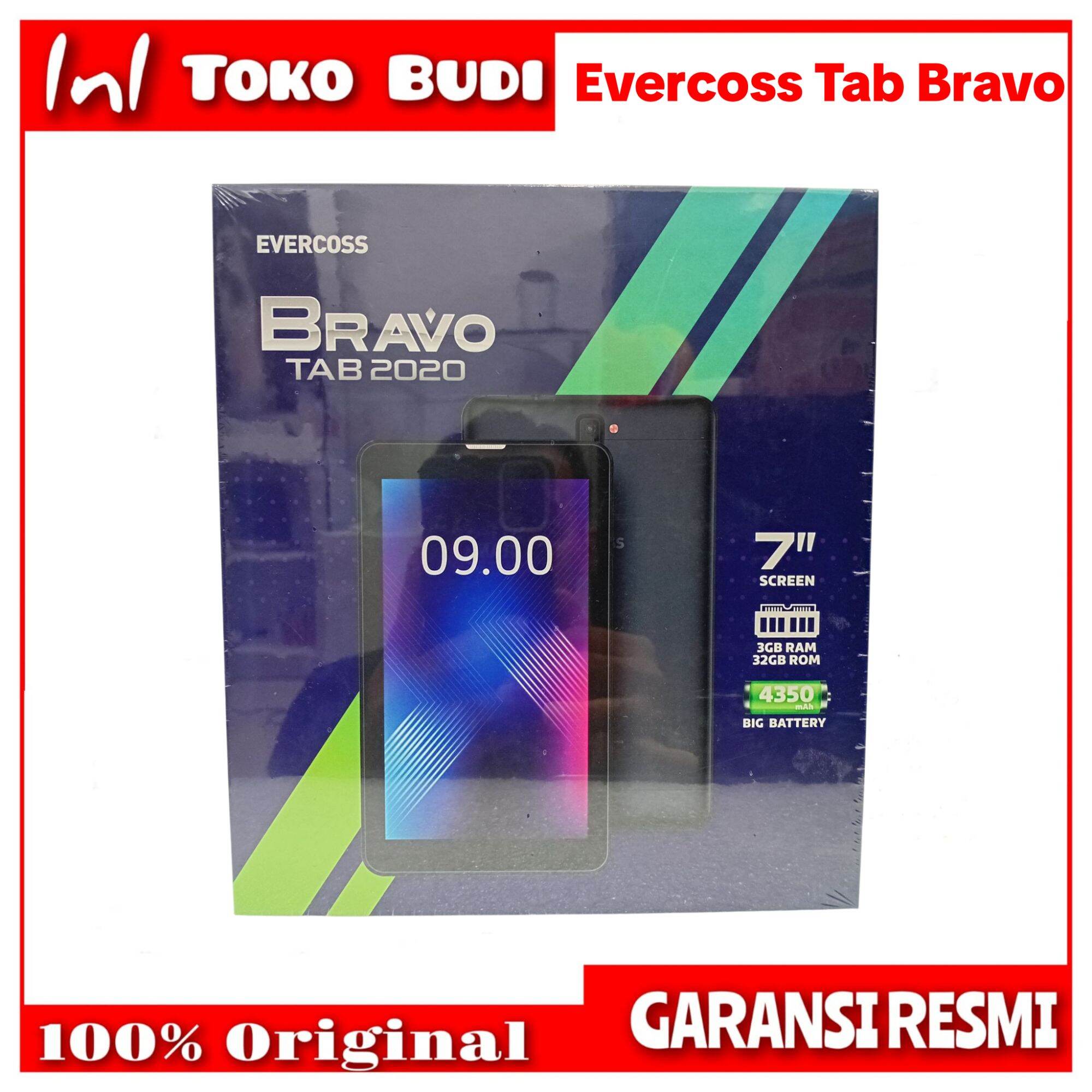 Evercoss tab Bravo X7 3/32 official warranty Harga 550,000 rupiah*Gratis Ongkir