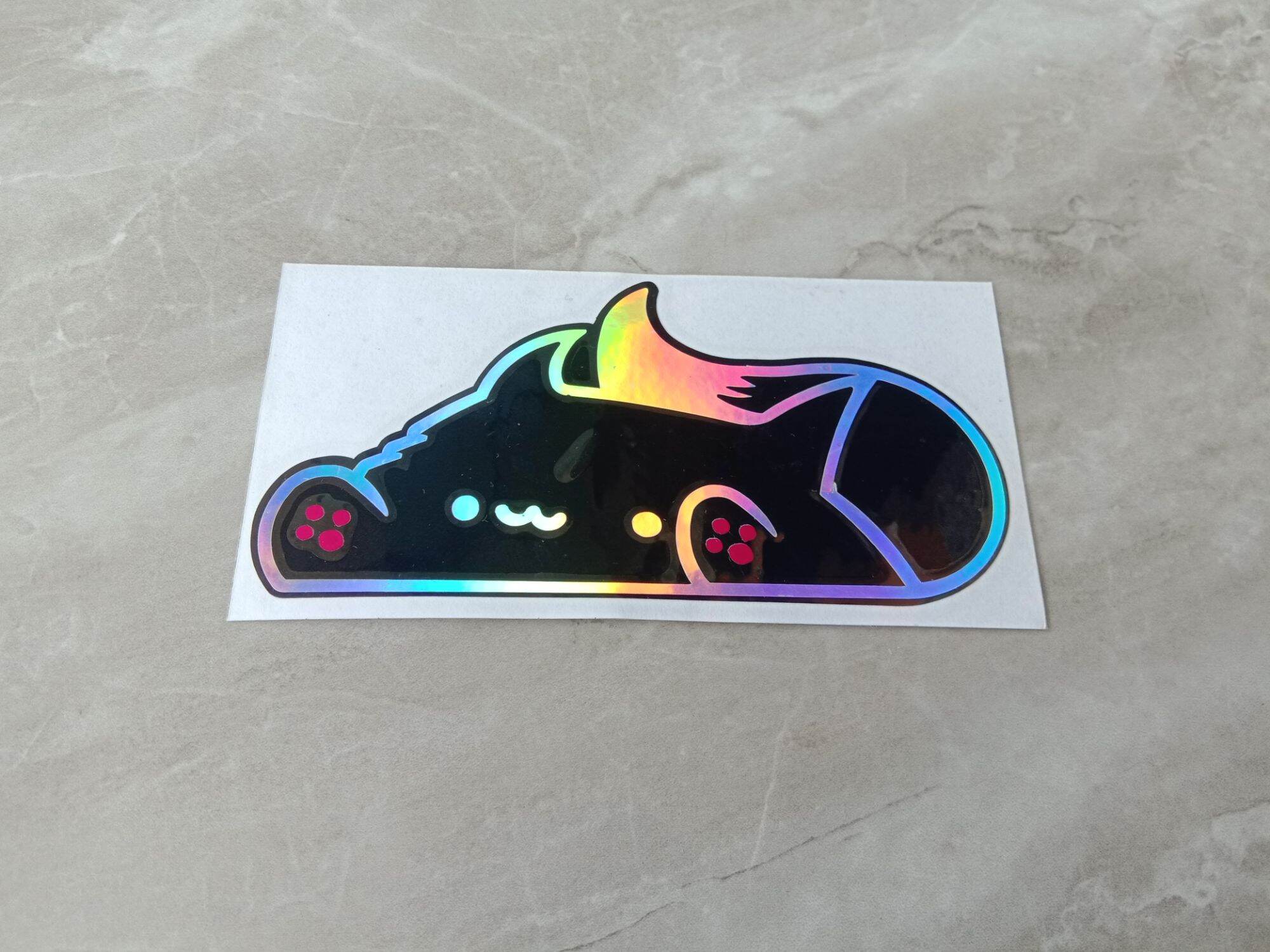 Sticker Kucing Viral Stiker Kucing Lucu Viral Stiker Motor Murah