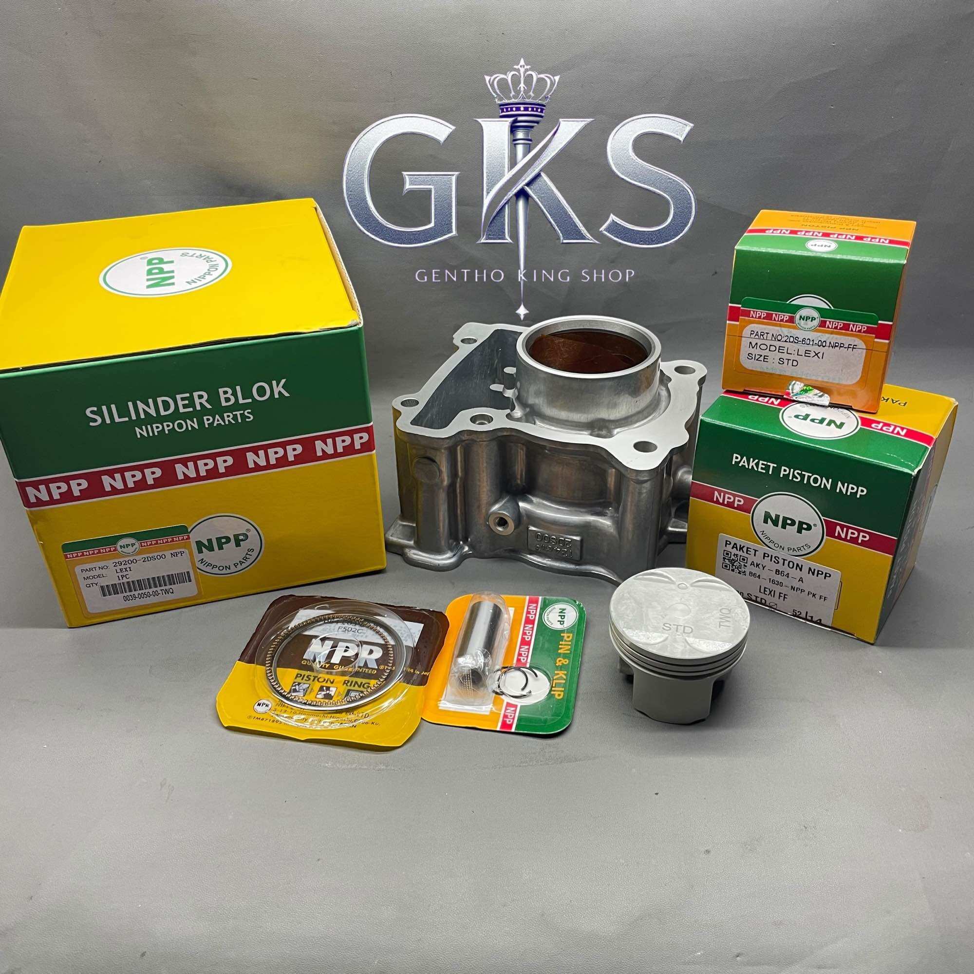Seher block piston set kit Lexi 125 NPP original Harga 381,150 rupiah*Gratis Ongkir