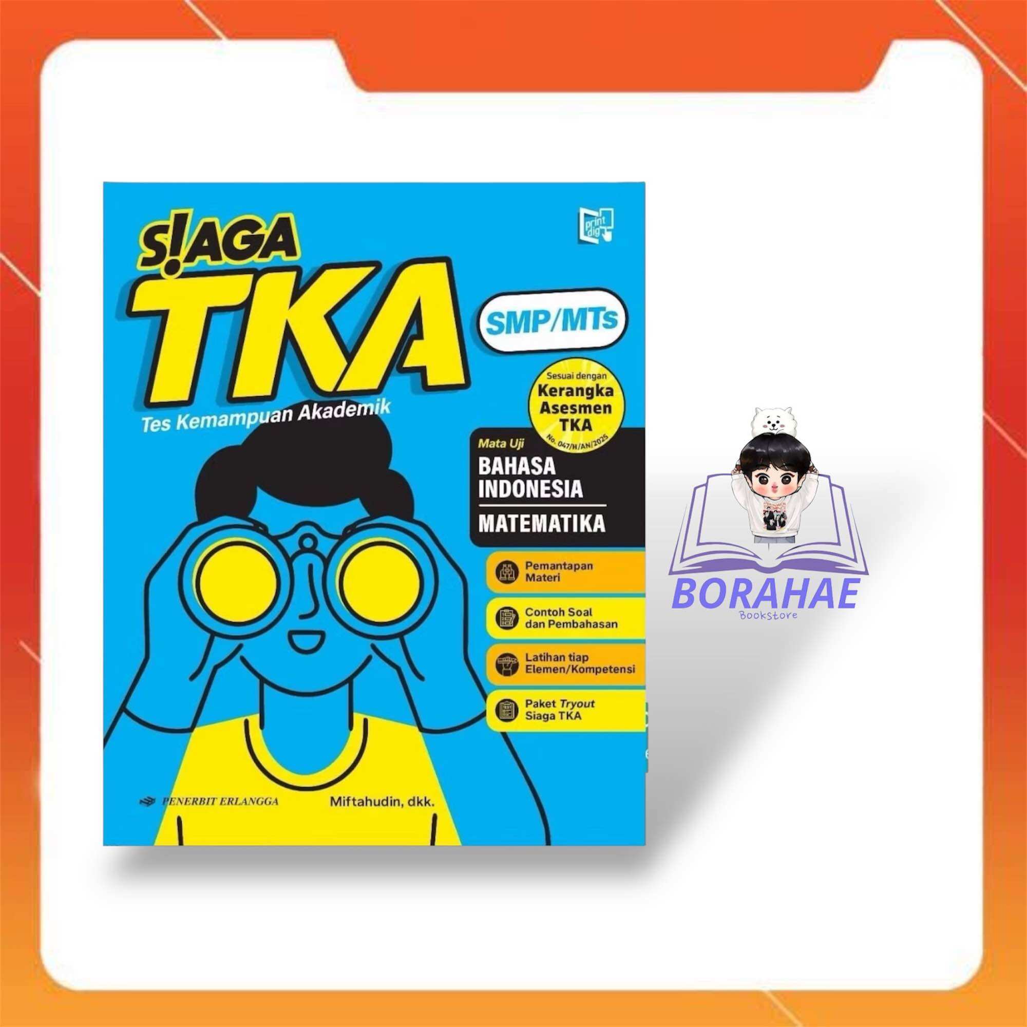 [ORIGINAL 100%] BUKU SIAGA TKA SMP/MTS ERLANGGA Harga  89,999 Ringgit*Penghantaran Percuma