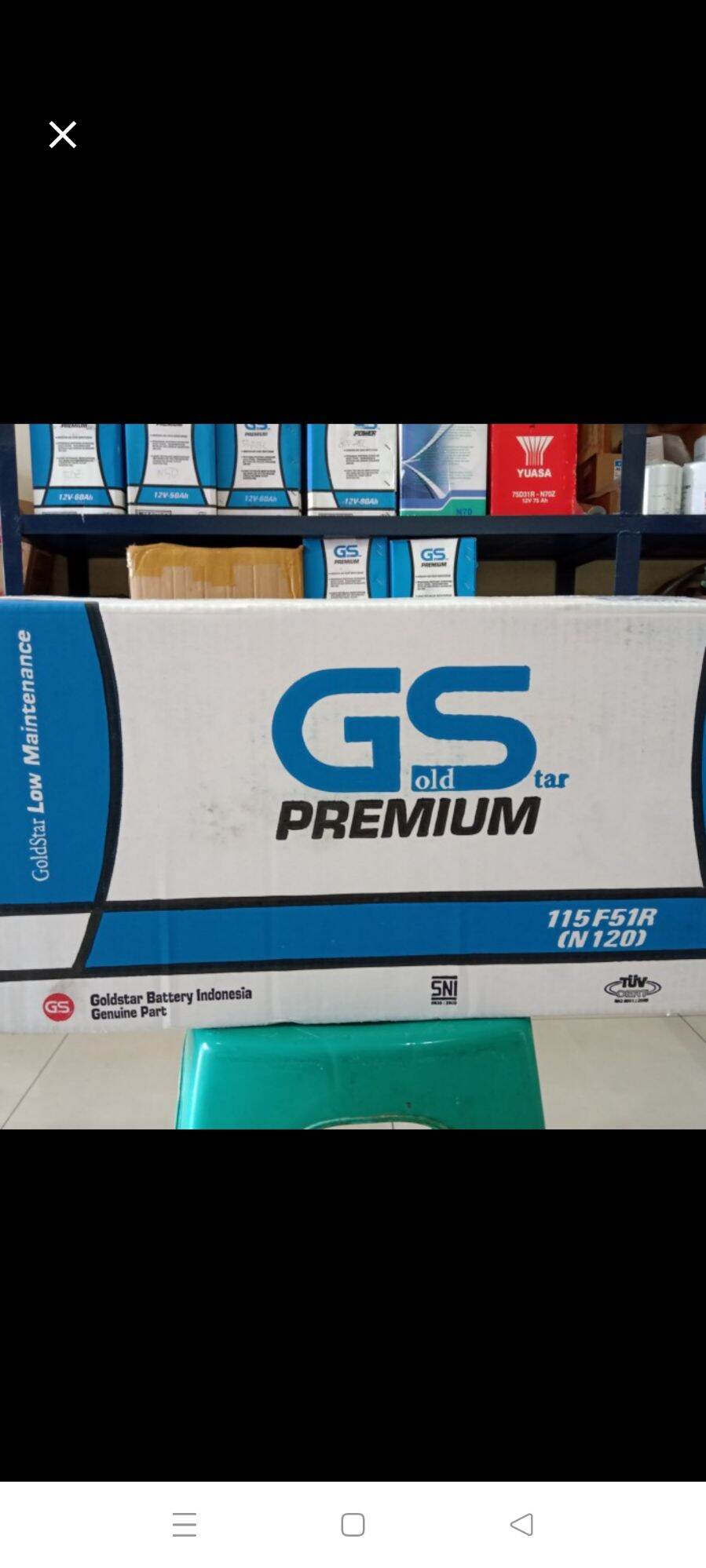 Aki Fuso/ Gs Premium N120 Goldstar/ 12V120Ah Aki Truk Nissan Genset