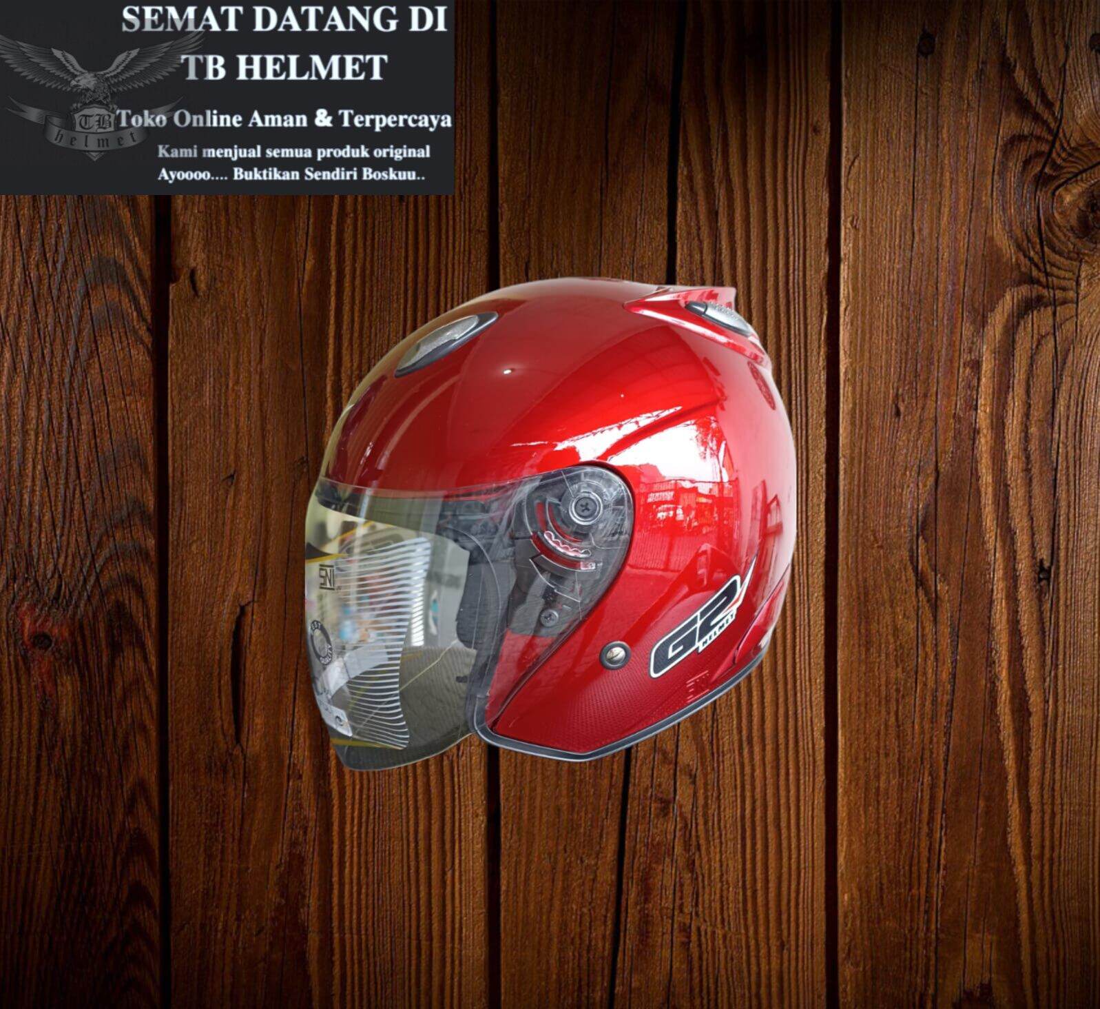 Helm Centro Solid MRJ Helm Half Face 