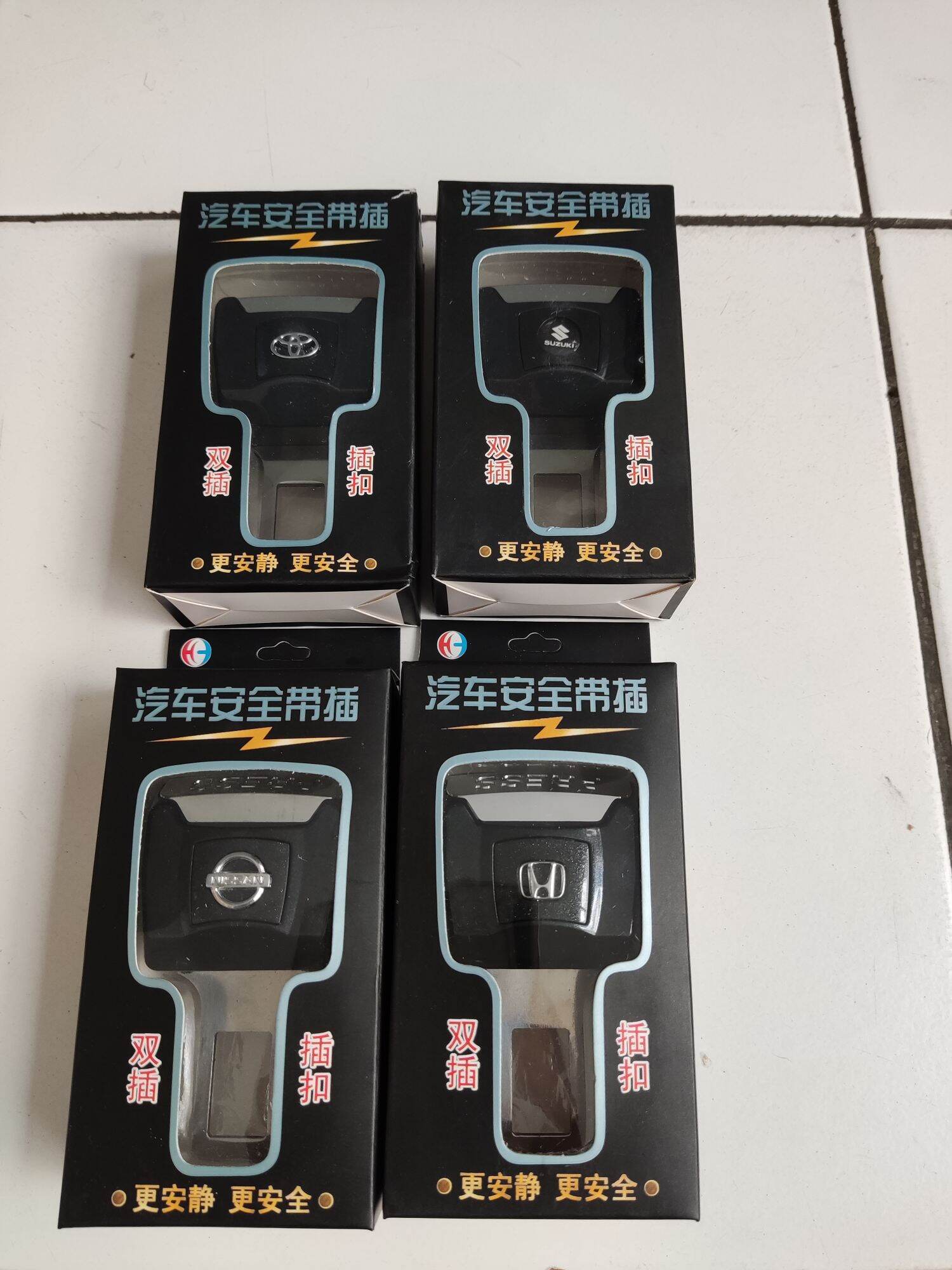 COlokan seftybelt logo toyota. honda, suzuki, nissan dan Mitsubishi Harga  27,500 Ringgit*Penghantaran Percuma