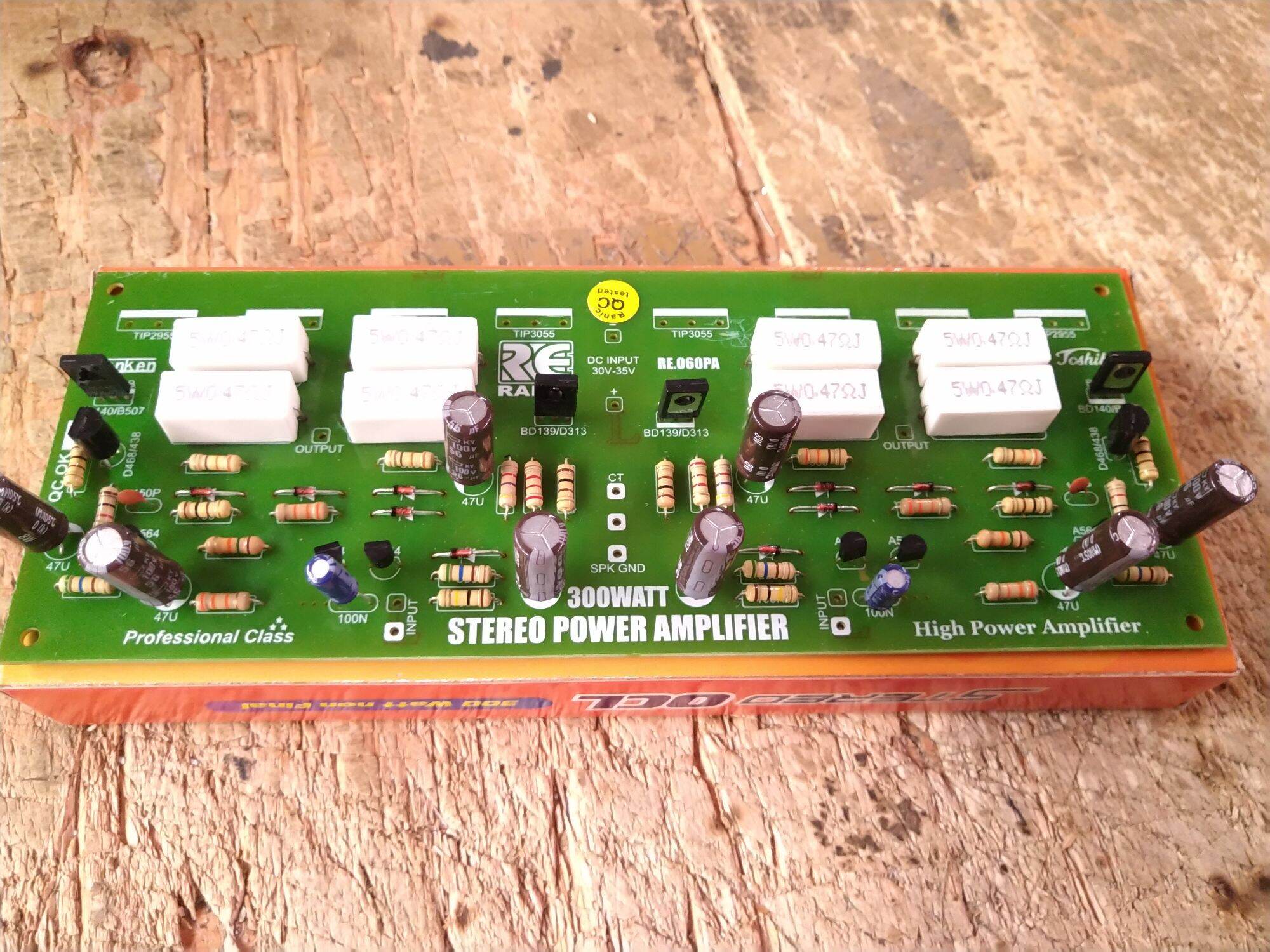 Kit Driver Power Amplifier OCL stereo 300 Watt Lazada