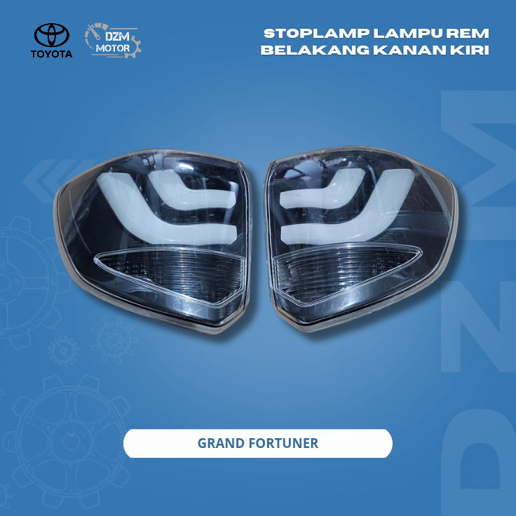 Stoplamp Grand Fortuner left right rear brake light led Red Line model black white Harga 750,000 rupiah*Gratis Ongkir