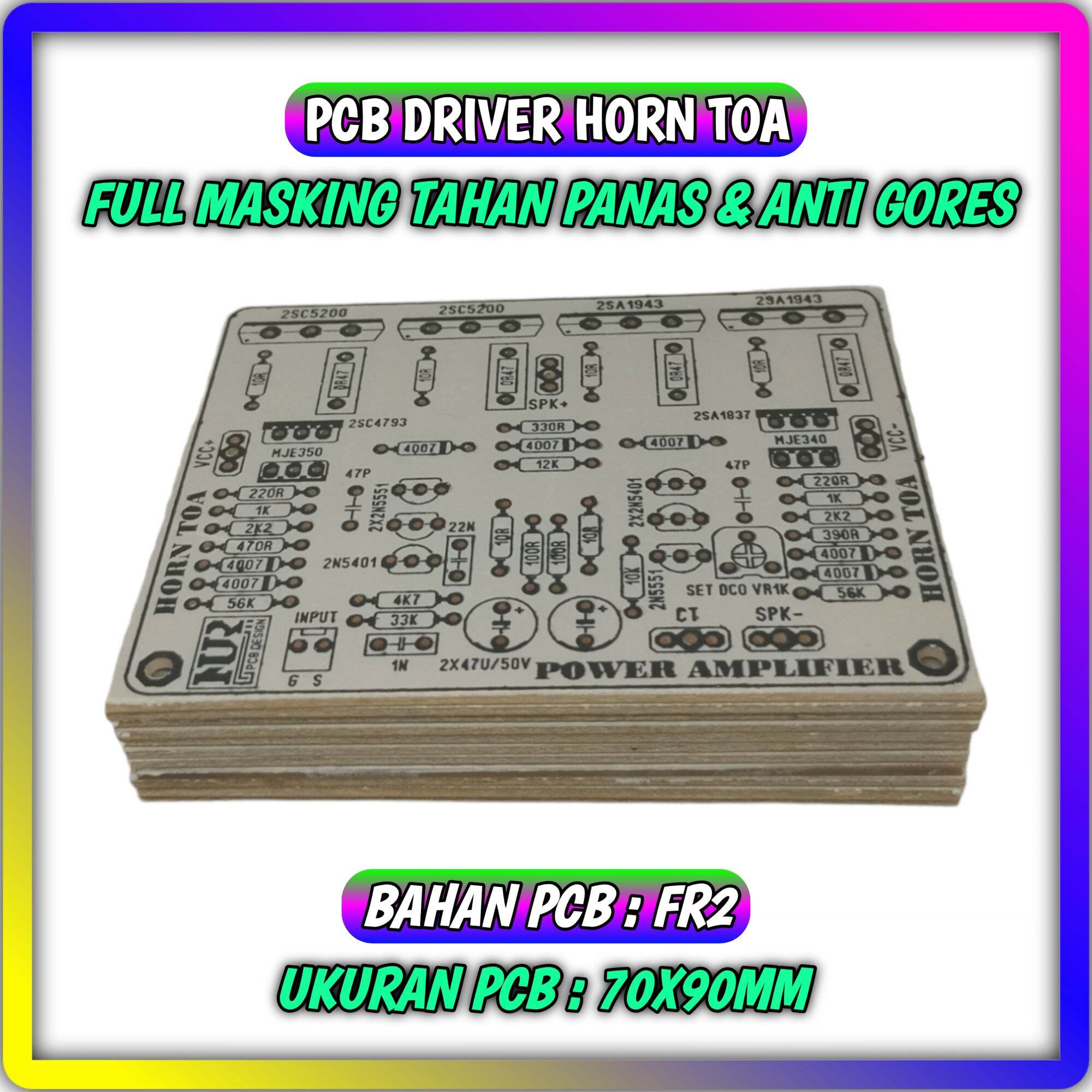 Pcb driver horn toa | Lazada Indonesia