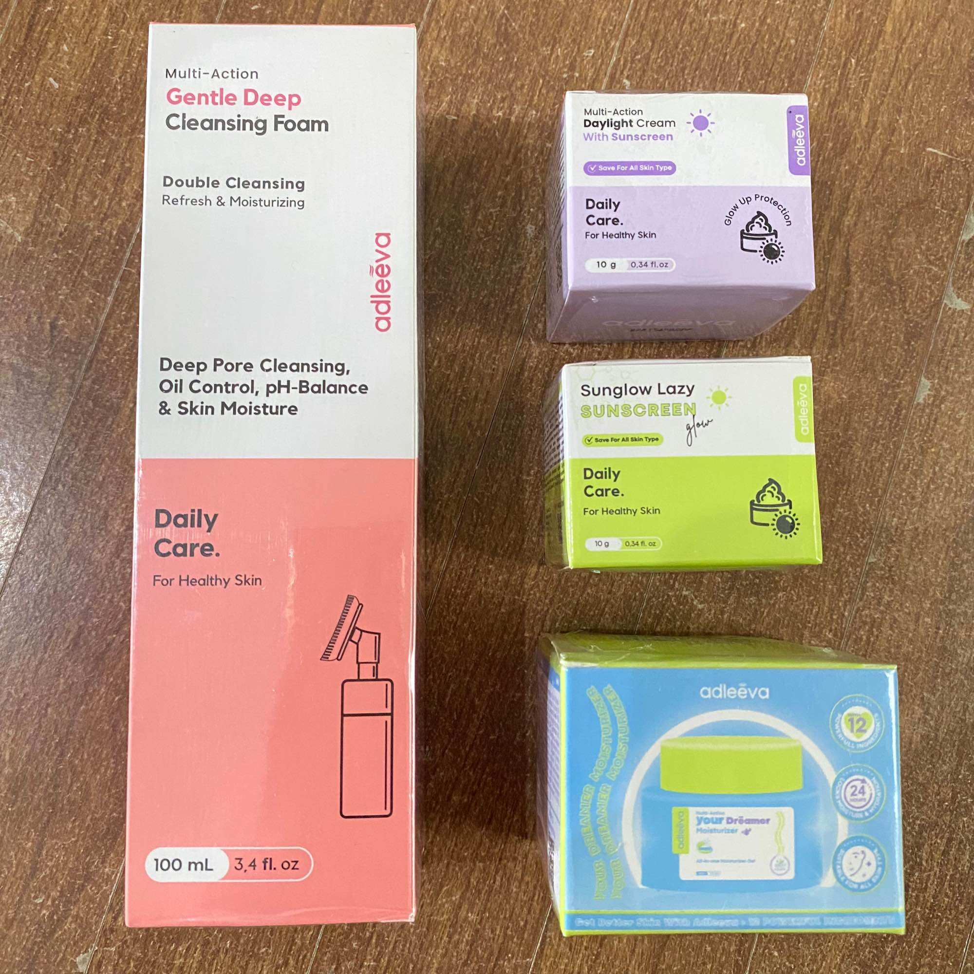 Adleeva - Bundle Basic Skincare Kit All Skin (Contains 3 Products)