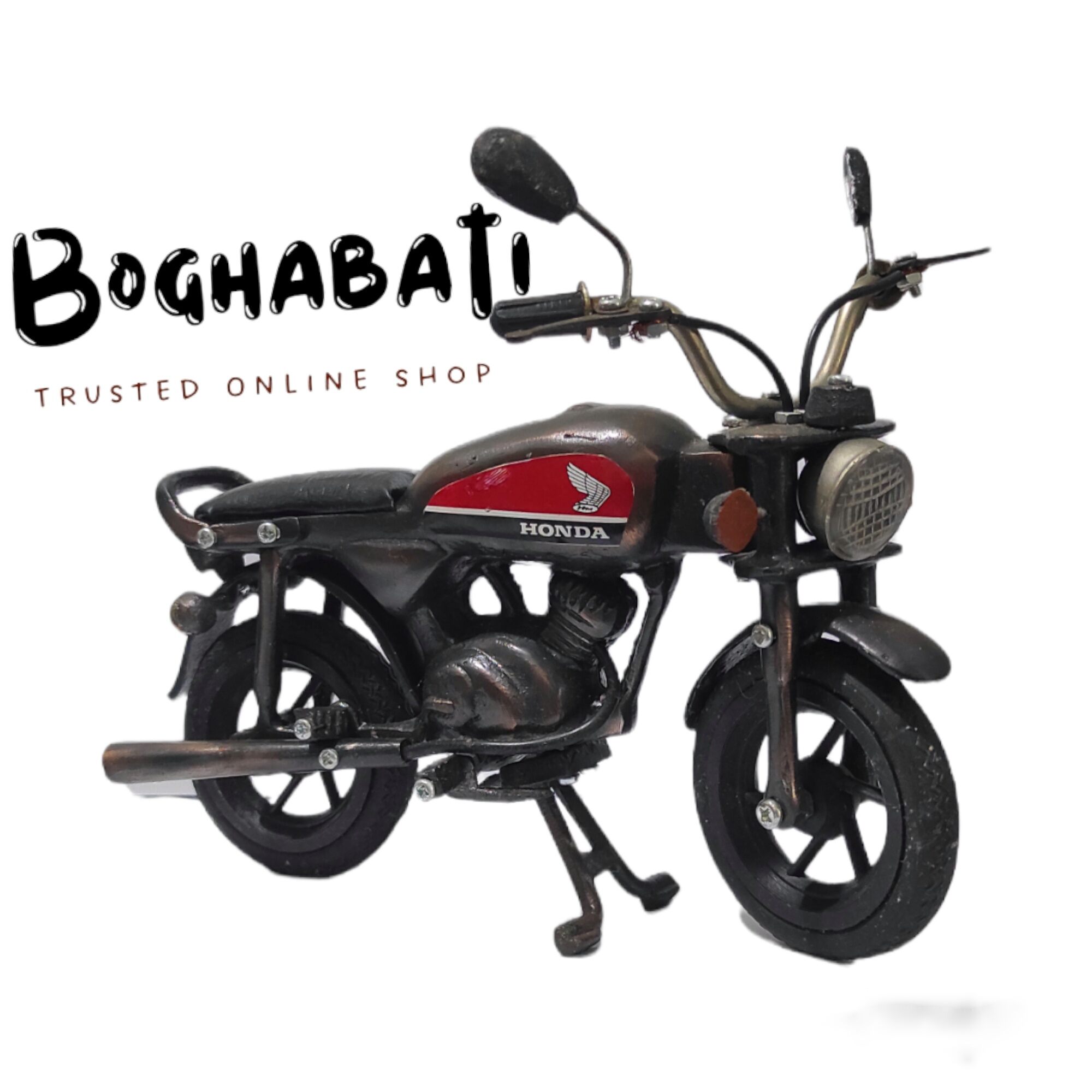 Bayar Di Tempat] Miniatur Mainan Motor Honda CB Gelatik Classic