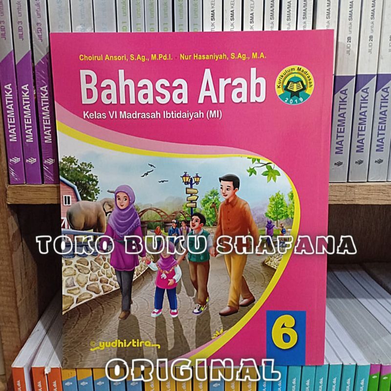 Buku Bahasa Arab Kelas 6 MI Kurikulum Madrasah 2019 Yudhistira Original ...