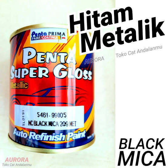 Cat Penta Super gloss Black Metallic Cat original Cat avanza/zenia/Agya/Calya/ Toyota 200 Cc Harga 45,000 rupiah*Gratis Ongkir