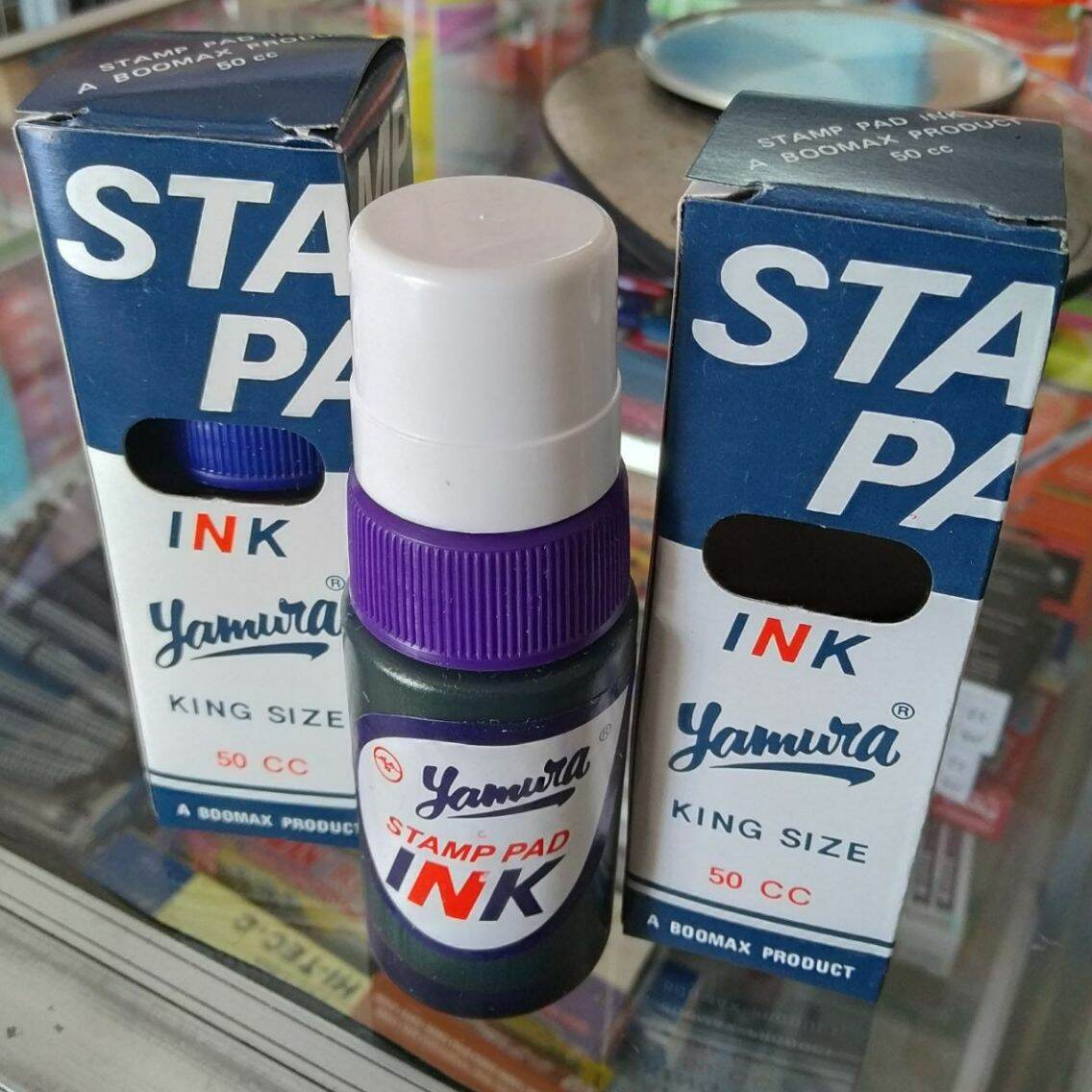 Stamp Pad Ink / Tinta stempel yamura 50cc King Size Lazada Indonesia