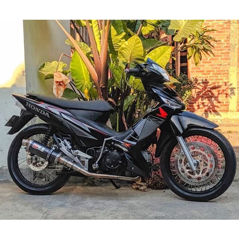 STRIPING STANDAR LIST STIKER SUPRA X 125R TAHUN 2007 HITAM SUPRA X