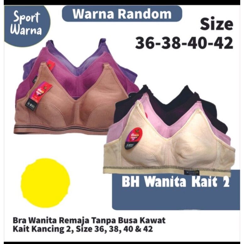 Bh wanita dewasa sport 34/36/40/42/44 tanpa busa terlaris/Promo