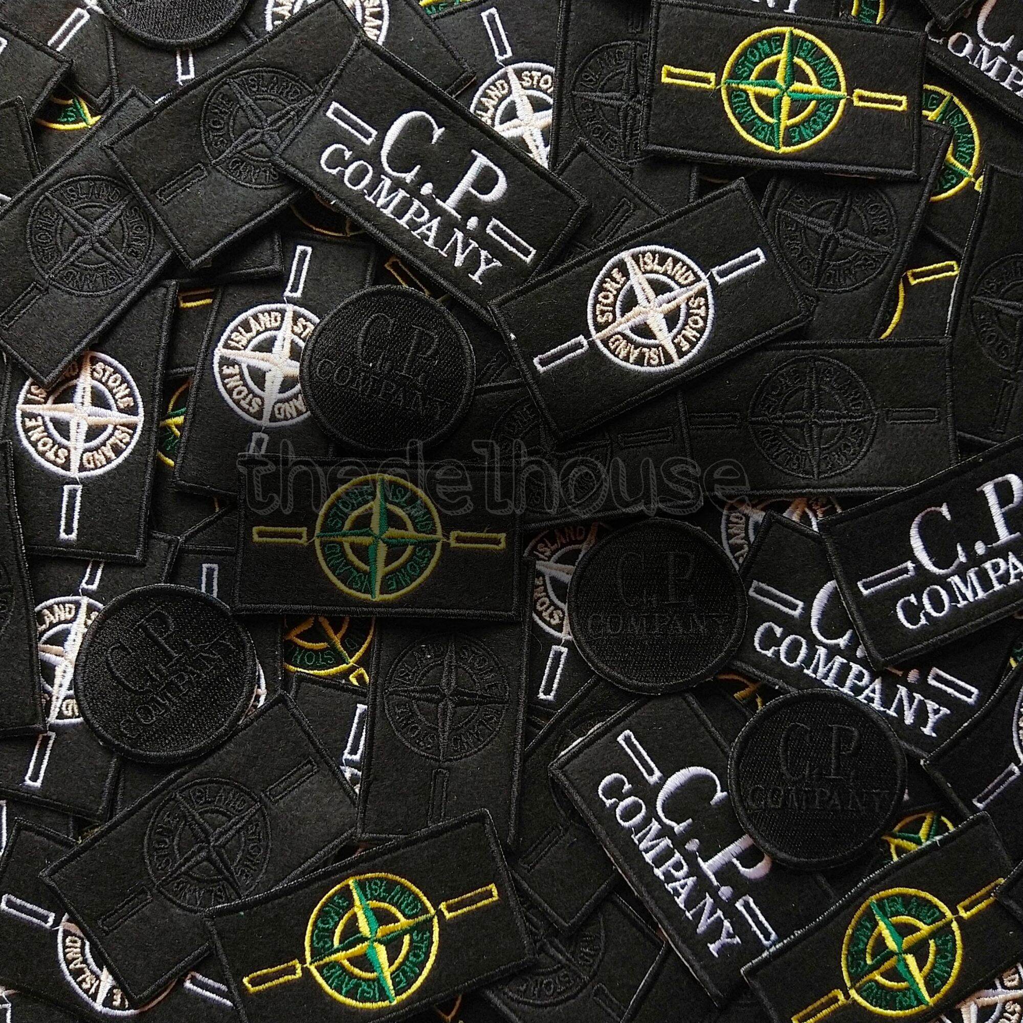 stone island logo badge