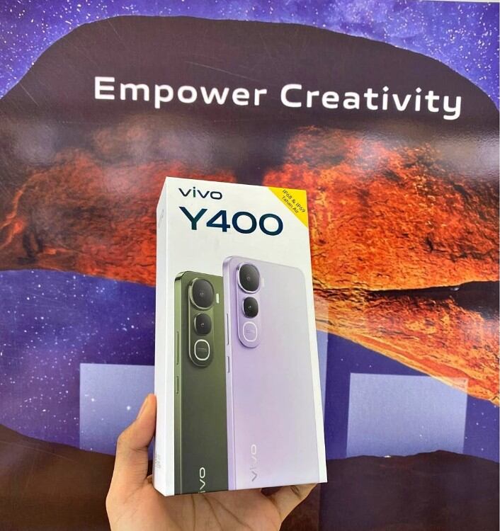 Vivo Y400 Ram 8 + 8/256 Gb (Ip68 & Ip69) Extreme Waterproof, Original Official Guarantee Harga 3,275,000 rupiah*Gratis Ongkir