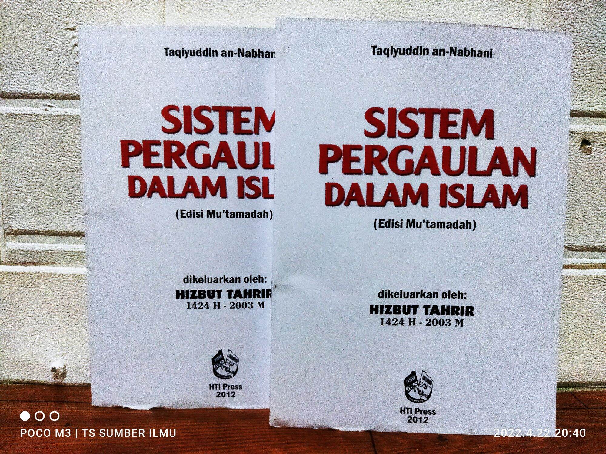 SISTEM PERGAULAN DALAM ISLAM - TAQIYUDDIN AN NABHANI | Lazada Indonesia