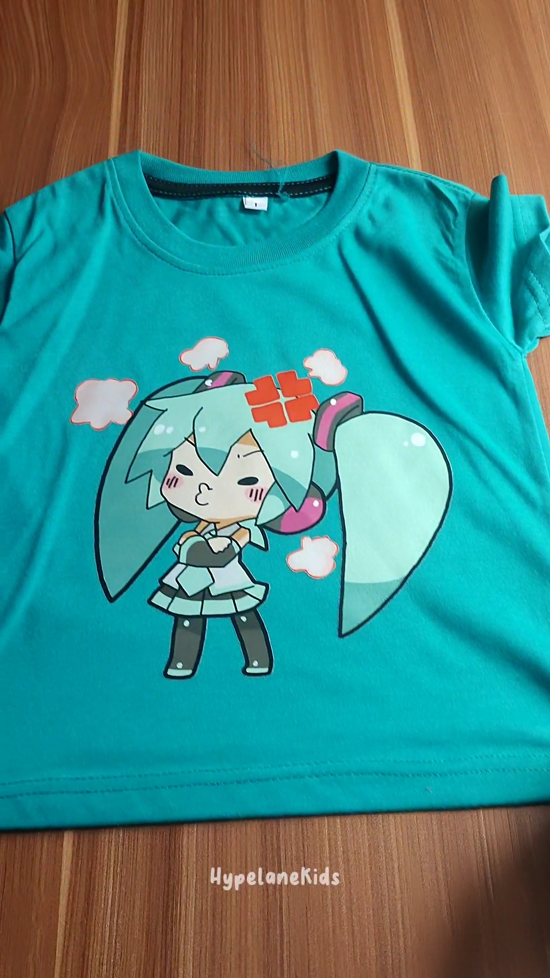 Baju Kaos Anak Perempuan Lucu Import Usia 1 - 10 Tahun Gambar Hatsune Miku - Hypelane Kids - DTF