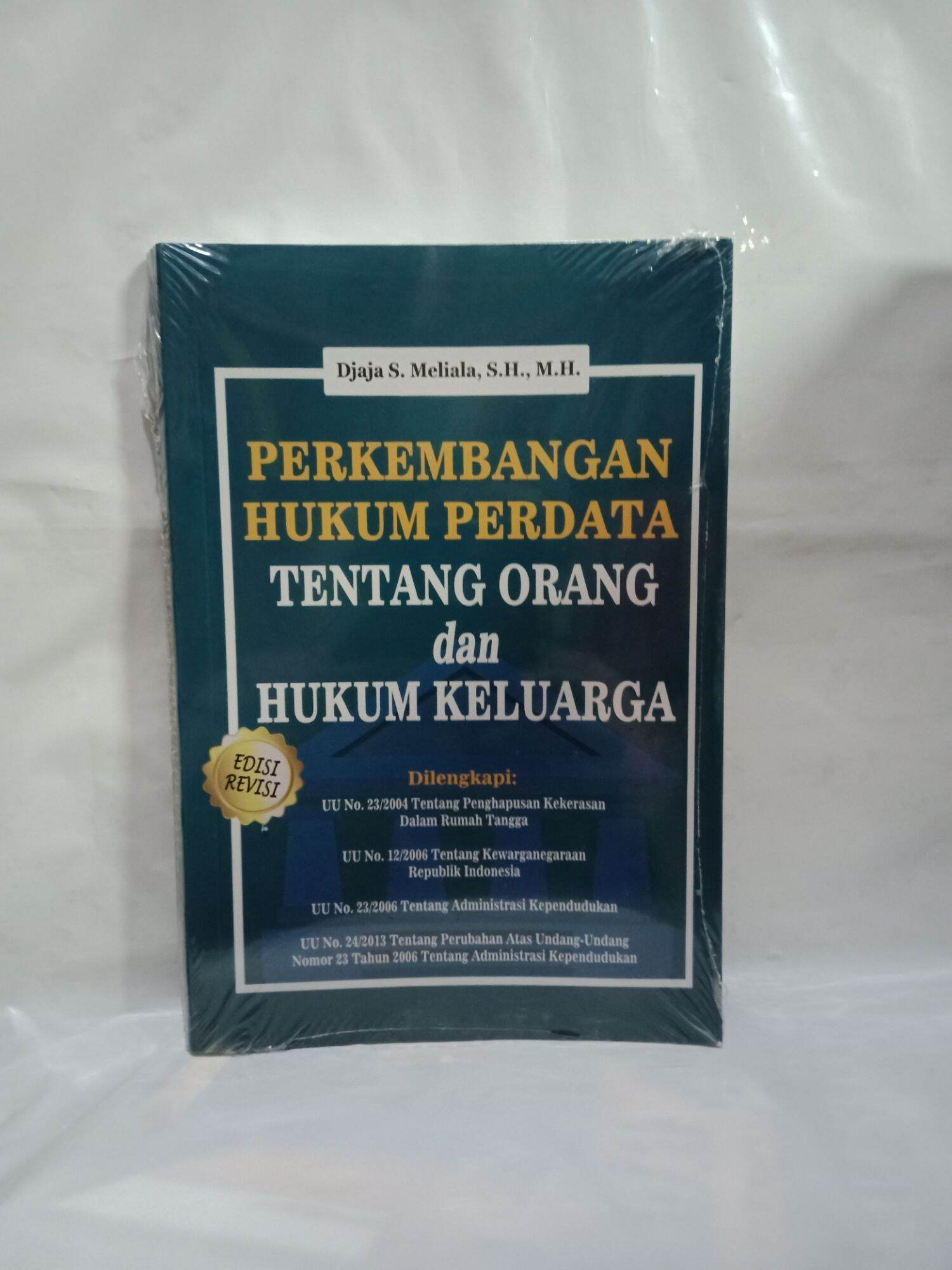 Buku Perkembangan Hukum Perdata Tentang Orang Dan Hukum Keluarga