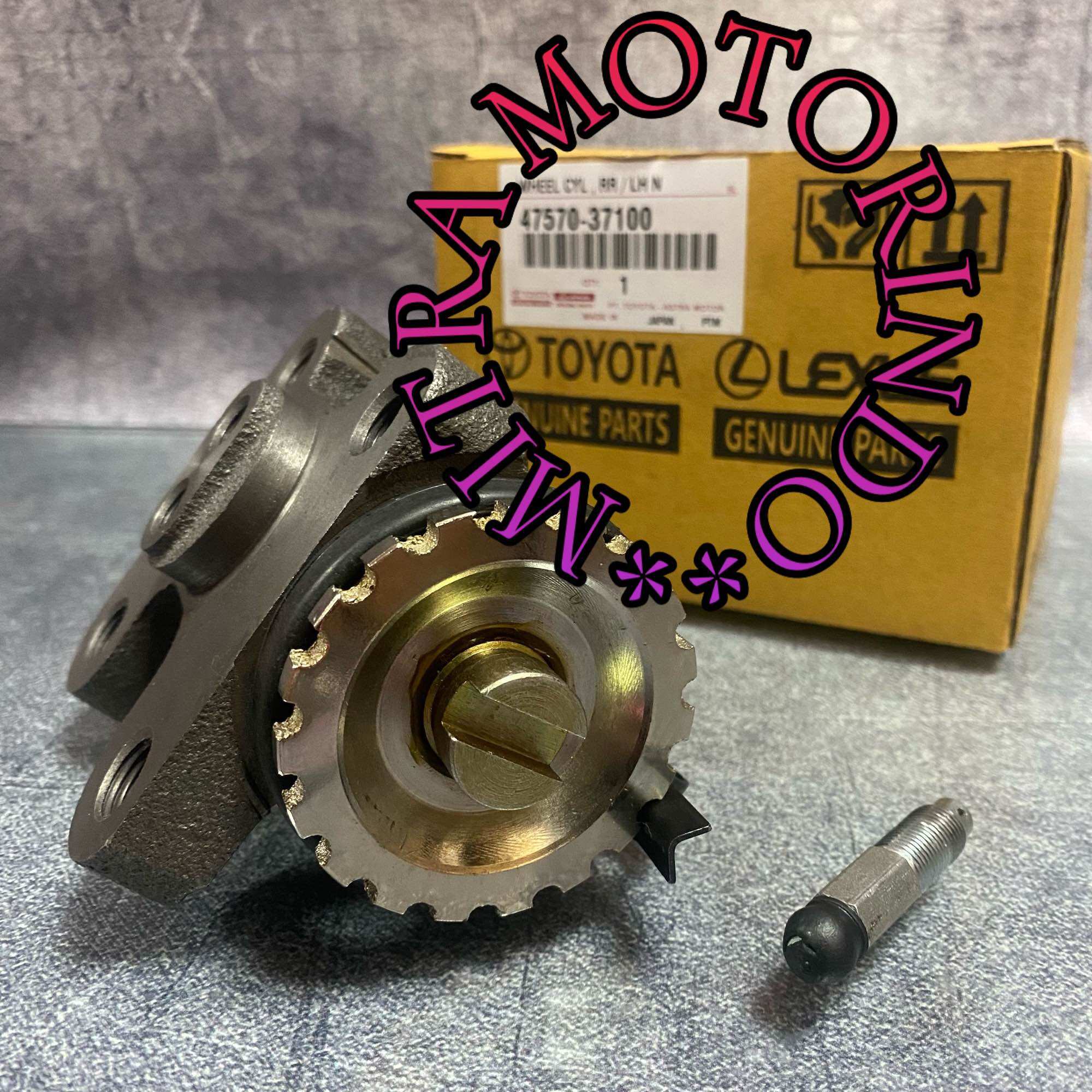 Wheel Cylinder Assy RR/Bak Rem Belakang Kiri Nepel Hino Dutro HT125/HT130 47570-37100 1Pcs Harga  341,000 Ringgit*Penghantaran Percuma