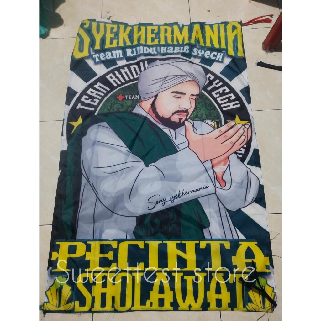 BENDERA PECINTA SHOLAWAT 120X80 FULL PRINTING | Lazada Indonesia