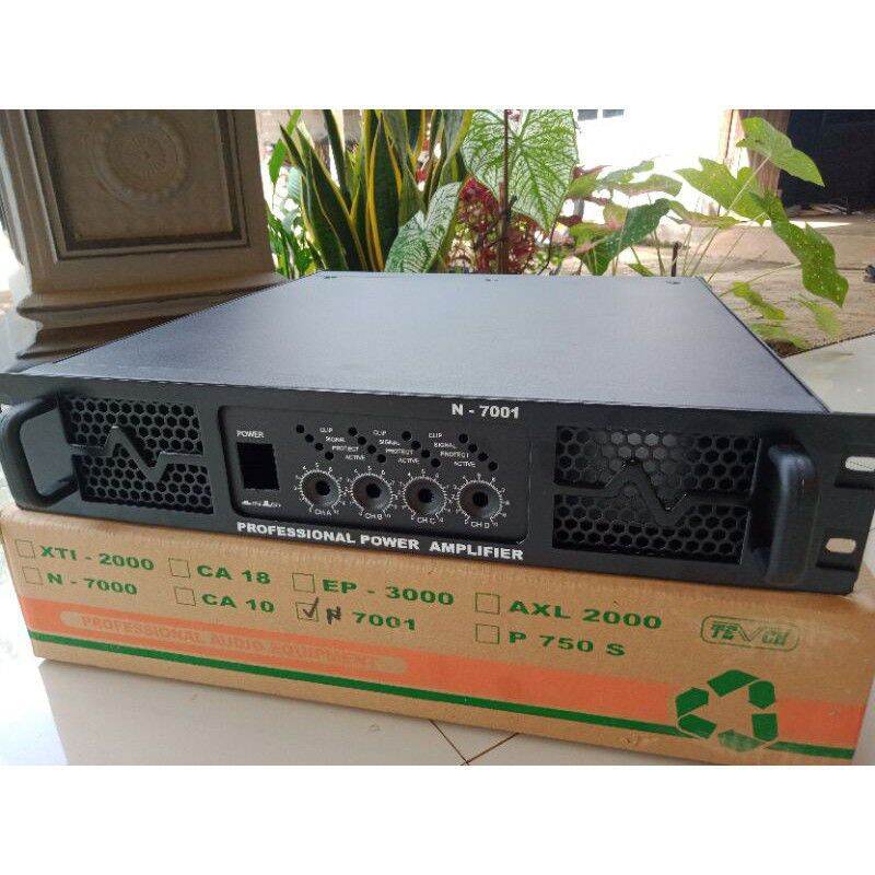 Bok Power Amplifier N7001 Lengkap Kit Panel Depan Belakang | Lazada ...