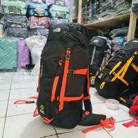 tas gunung carrier # tas camping TNF 45 liter # tas ransel gunung pria